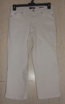 New Womens Nine West J EAN S &quot;Chrystie Capri&quot; White Denim Skimmer Size 8 - £24.44 GBP