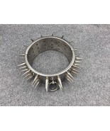 Stainless Steel Collar With 3 Row Of Spikes - $150.00+