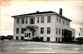 RPPC Fallon County Court House - Baker Montana MT Unused UNP Postcard S20 - £7.80 GBP