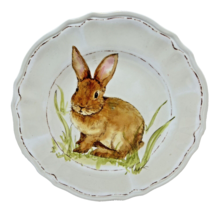 Well Dressed Home Easter Bunny Melamine Plate Scalloped Edge 9&quot; - £8.18 GBP
