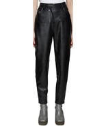 Leather Pants Jeans Waist Size Womens High Rise Skinny Women Style Pant ... - $176.43 CAD