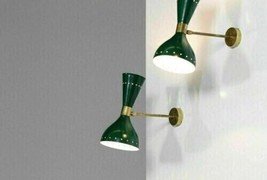 Applique murale Diabolo paire de lampes italiennes modernes luminaire vert... - £63.42 GBP+