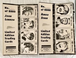 The Beatles Personality Comics Card Inserts Ringo Starr John Lennon LE - £20.93 GBP