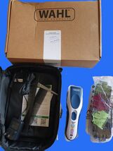 Wahl Color Pro Cordless 09649P Hair Clipper/Trimmer Blue White (New No H... - $18.99