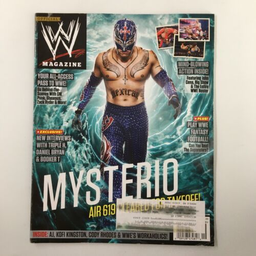 WWE Magazine September 2012 Rey Mysterio, Triple H, Daniel Byran &amp; Booker T - $6.60
