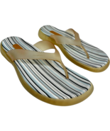 Rockport women&#39;s Grey/Blue/White Flip-Flop Sandals 501832 size 8M - €27,57 EUR