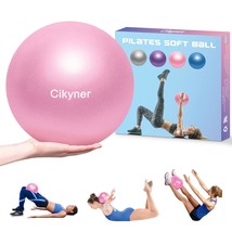 Soft Pilates Ball, Small Exercise Ball 23-25Cm Mini Gym Ball With Inflat... - £11.79 GBP