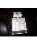 Laura Ashley Easter Bunny Baby 2 Pc. Socks &amp; Head Wrap/Headband 0/12 Mon... - £16.56 GBP