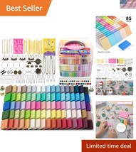 Non-Sticky Oven Bake Modeling Clay with 85 Colors and Sculpting Tools fo... - €41,42 EUR