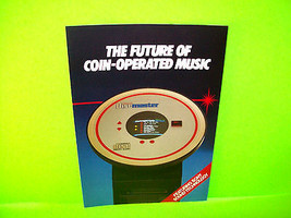 DISCMASTER SONY CD Jukebox Phonograph Original NOS Sales Flyer Vintage P... - £27.85 GBP