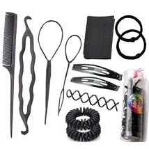 13pcs Hair Braiding Tool Hairstyle Making Kits Hair Comb Hairpins Hair Ropes - £16.03 GBP