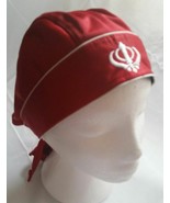 Sikh Punjabi turban Jean patka pathka Khanda bandana Head Wrap Red Colou... - £10.09 GBP