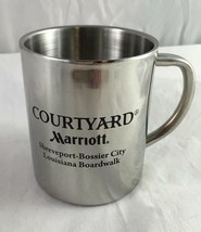 NEW Marriott Courtyard Shreveport-Bossier City Louisiana Boardwalk Steel Mug - £5.51 GBP