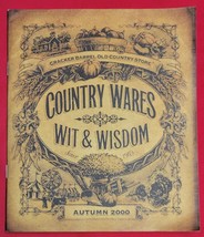 Cracker Barrel Old Country Store Country Wares Wit &amp; Wisdom (Autumn 2000 Booklet - £3.89 GBP
