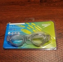 NEW Speedo Kid&#39;s Boomerang Jr Clear Swim Goggles Latex Free (USA SHIPS F... - £10.39 GBP