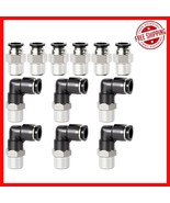 Efficient Elbow and Straight Connectors: 12-Pack Push-to-Connect Fits 5/... - $458.70 MXN
