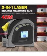 Digital Laser Tape Measure 40M Measuring tape Waterproof Electronic Cent... - £44.25 GBP