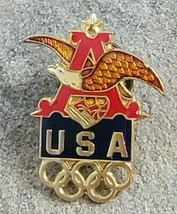 United States Olympics Games USA Team American Eagle Collectible Lapel Hat Pin - £7.20 GBP