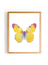 Watercolor Butterfly Art Home Decor Yellow Butterfly Wallart - Digital D... - $1.19