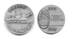 1973 AINA American Israel Numismatic Ass medal token “Homage to Israel’s... - $3.99