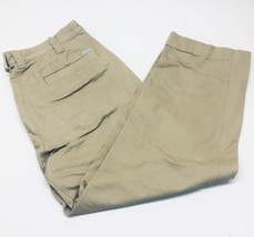 Columbia Mens Outdoor Carpenter Work Pants Size 36/30 Cotton AM8431 Khaki - $18.42