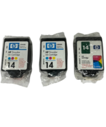 3 Pack HP 14 C5010A C5010D Tri-color Ink Cartridge For Officejet &amp; DeskJet - $342.57 MXN