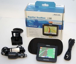 Magellan RoadMate 1200 Car Portable GPS Navigator System Kit Set USA MAPS - £24.51 GBP