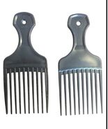 VTG Hair Pick Lift Combs x2  Both Black See Description - $12.17