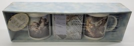 Collectible Angel Mugs Set 2000 Series Set of 2 Mugs Coffee Tea - $129.09 MXN