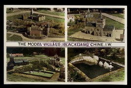 h2081 - Isle of Wight - The Model Village at Blackgang Chine, c1950s - postcard - £1.99 GBP