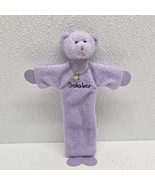 Russ Berrie Purple Bear October Birthstone 7.5&quot; Plush Flat Poseable Book... - $361.84 MXN