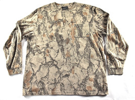 Vtg Camo Shirt Mens XL Winchester Hunting All Over Print Long Sleeve Poc... - $29.69