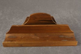 Carved Wood Desk Accessory Letter Holder Lexington VA Ye Little Ole Woodworker - £14.27 GBP