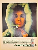 GILBEY&#39;S VODKA - Gilbey&#39;s Gin - Smart Smooth Spirited - 1961 Vintage Pri... - $13.88