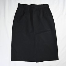 Mark Shale High Waist 12 Black All Season Wool Career Womens Straight Skirt - £20.22 GBP