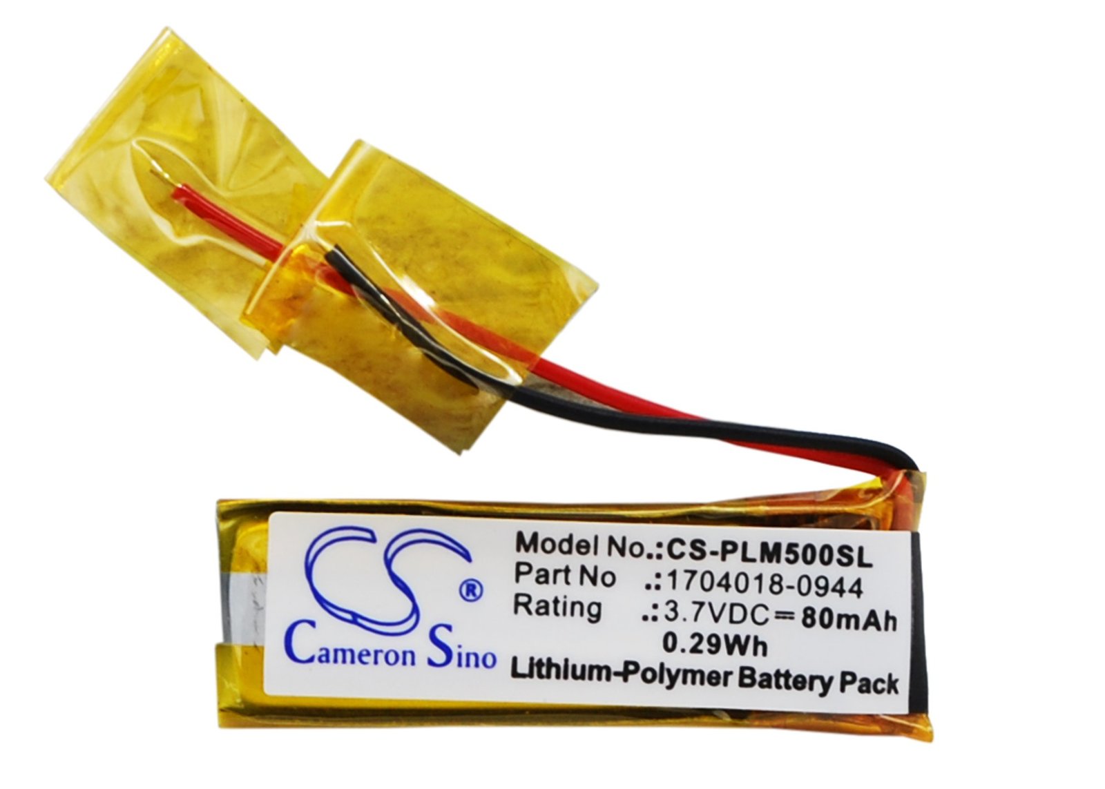 Cameron Sino 80mAh Battery for Plantronics M50 Wireless Headset - $16.66