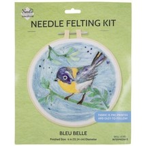 Fabric Editions Needle Felting Kit 6&quot; Round-Bird NCNDLFLT-BIRD - £26.65 GBP