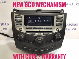 04-07 HONDA Accord 6 Disc Changer CD Player Radio 7BK2 With CODE  “HO400A” - $155.00
