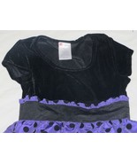 Black and Puple Dress Size Medium/M (7/8) EUC - £7.39 GBP