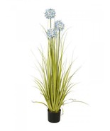 EUROPALMS Alliumgras, Artifical Plant, Blue, 120 CM - £58.53 GBP