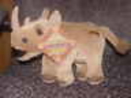 12" Rhino Plush Toy With Tags From Movie Jumanji 1995 Trendmasters - $59.39