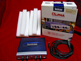 Lexicon LEXALPHAV Alpha Desktop USB Audio Interface - $59.39