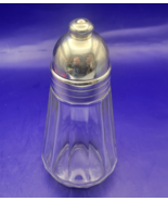 Vintage Christofle Art Deco Sugar Shaker Muffineer Glass Silver Plate Fr... - $119.89