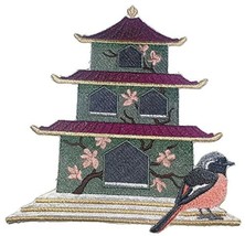 Custom and Unique,Amazing Birdhouse[Japanese Birdhouse with Daurian Redstart] Em - £17.20 GBP