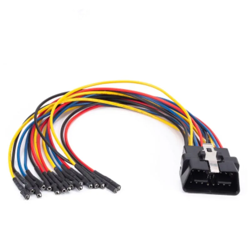 Car OBD2 Male 16Pin Welding free Terminal Male OBD 4Pin Can Line DIY OBDII Conne - £83.30 GBP