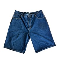 Ecko Unlimited Denim Shorts Mens 46bGray Baggy Hip Cargo Wide Skater Y2K Vintage - $34.39