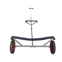 Stainless Steel Boat Launching Trailer Hand Dolly for Inflatable with 16” Wheels image 8