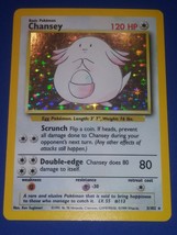 Authenticity Guarantee 
Rare chansey base set holo 3/102 Great Condition - £671.63 GBP