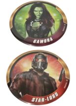 Marvel Guardians of the Galaxy Star Lord and Gamora 2pc Set Pinback Butt... - €6,86 EUR