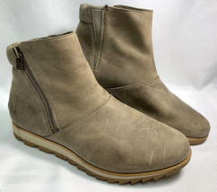 Sorel Women’s Harlow Zip Bootie Ankle Boot Taupe Size 8.5 - $62.99